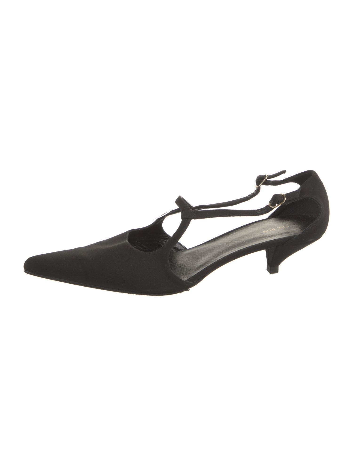 The Row Bourgeoise Salomé Satin Slingback Pumps